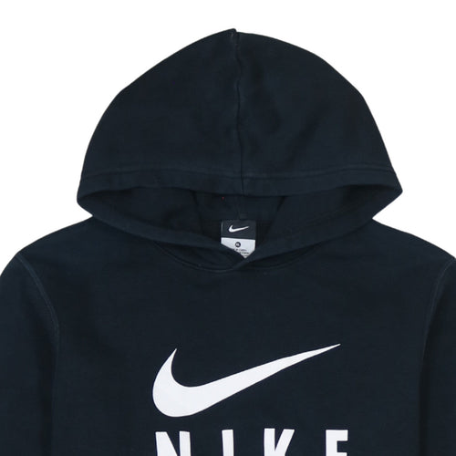 Nike Boys Black XL Pullover Hoodie Fleece Sweatshirt 13-15 Years