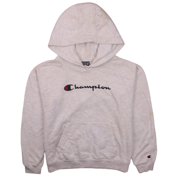 Champion Men's Grey Pullover Hoodie Small Logo Sportswear
