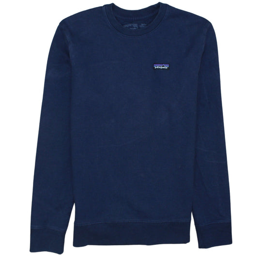 Patagonia Men’s Blue Regular Fit Crew Neck Sweatshirt S