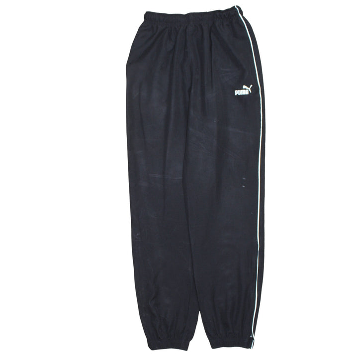 Puma Men's Black Track Pants S Elastic Waist Quick Dry Activewear