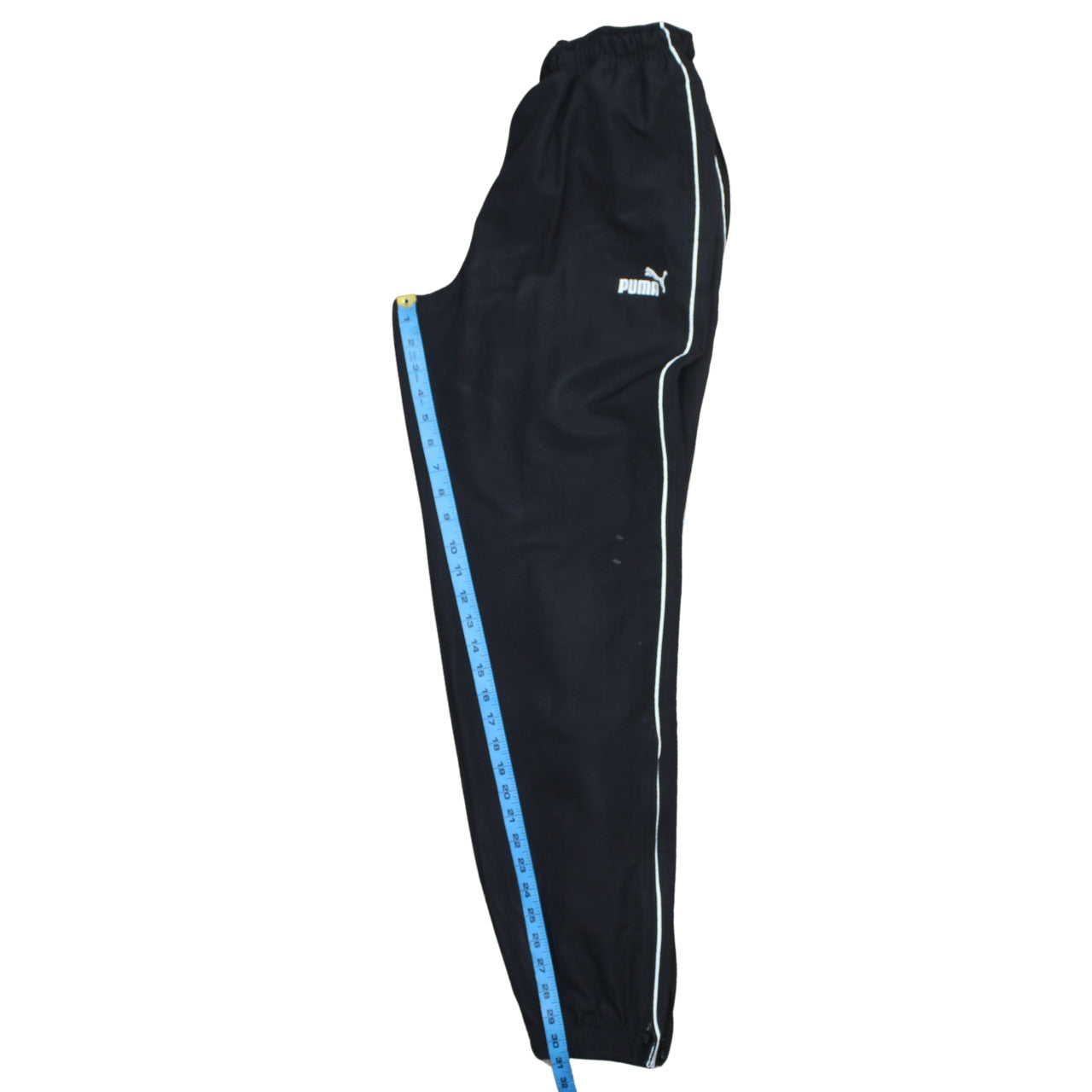 Puma Men's Black Track Pants S Elastic Waist Quick Dry Activewear