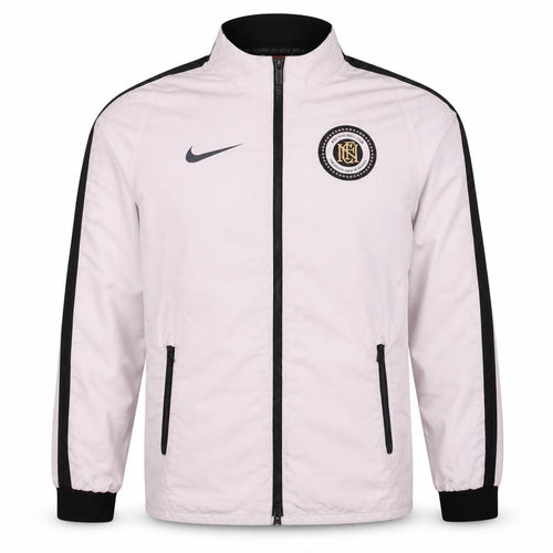 Nike Men's White Track Jacket S Football Club Full Zip Sportswear