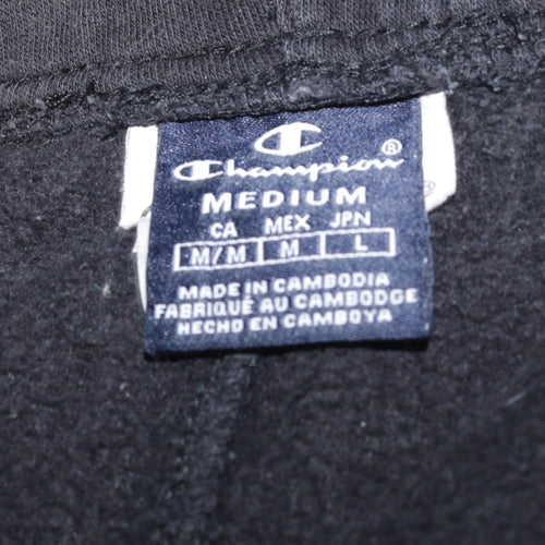 Champion Mens Black Fleece Jogger Sweatpants Size M