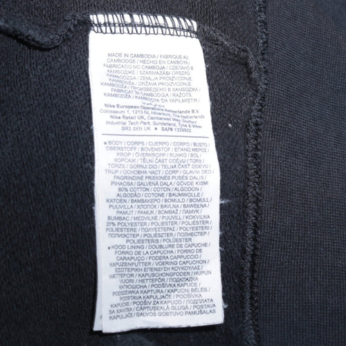 Nike Men's Black Pullover Hoodie Small Fleece Sportswear