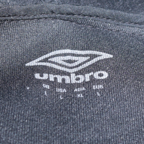 Umbro Men's Black Full Zip Hoodie Hull City L FC Sportswear