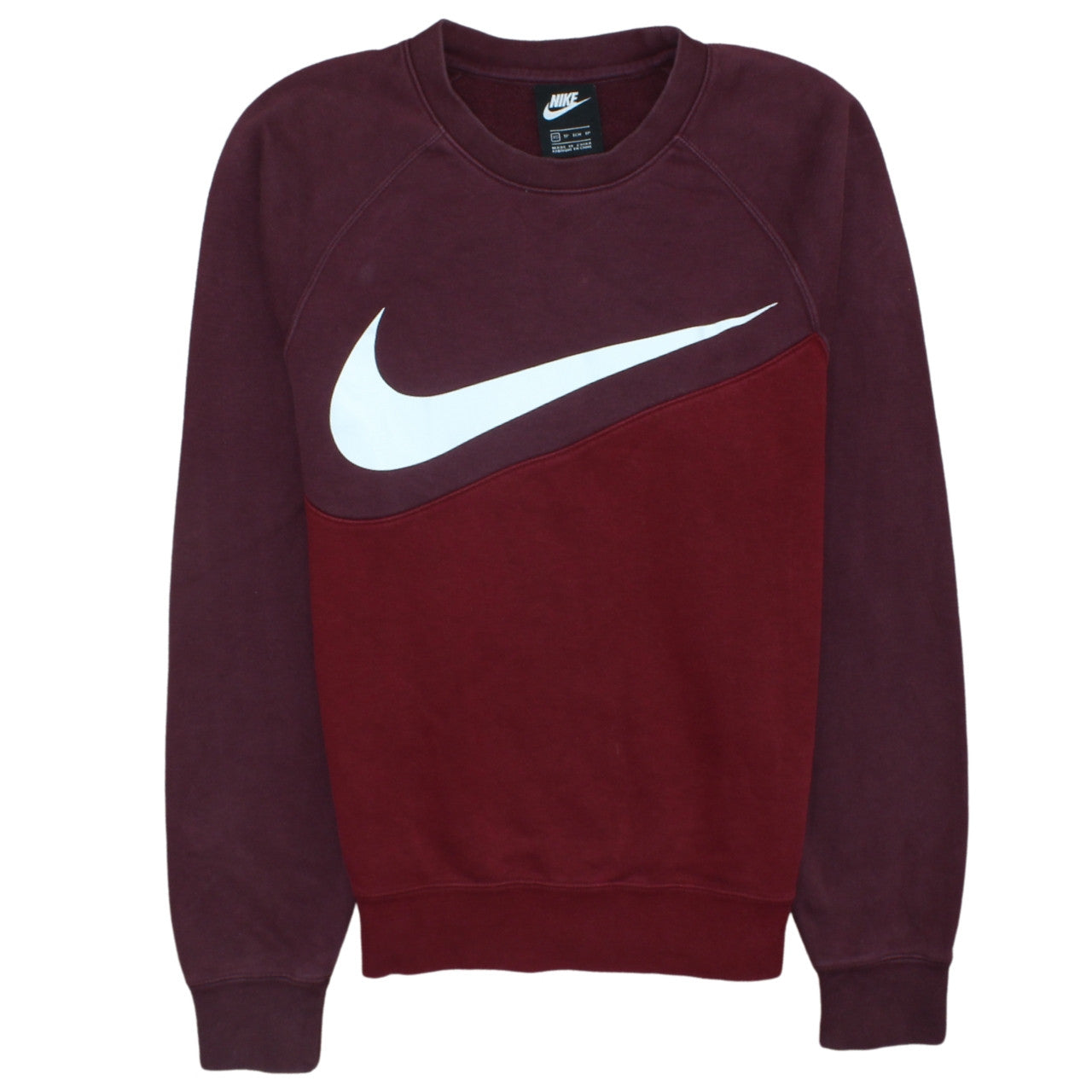 Nike Men's Red XS Pullover Crew Neck Graphic Sweatshirt