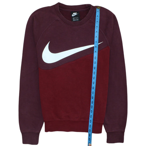 Nike Men's Red XS Pullover Crew Neck Graphic Sweatshirt