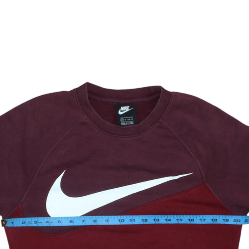 Nike Men's Red XS Pullover Crew Neck Graphic Sweatshirt