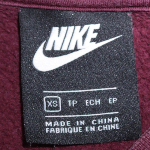 Nike Men's Red XS Pullover Crew Neck Graphic Sweatshirt