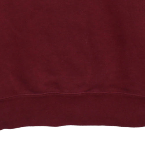 Nike Men's Red XS Pullover Crew Neck Graphic Sweatshirt