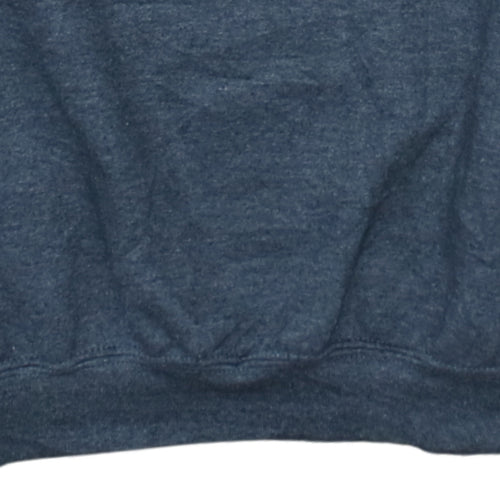 Disney Women’s Navy Blue Stitch Sweatshirt XL Pullover Casual