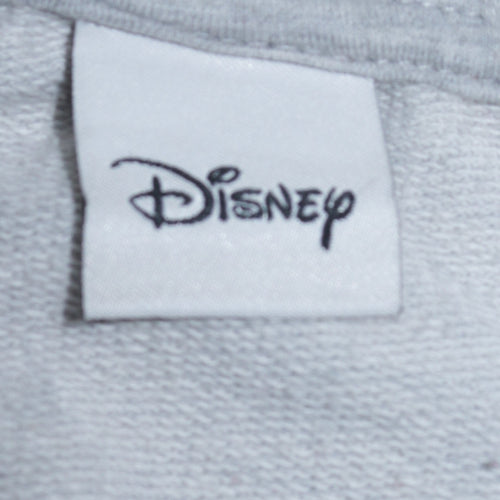 Disney Women Grey Mickey Mouse Pullover Sweatshirt UK 20