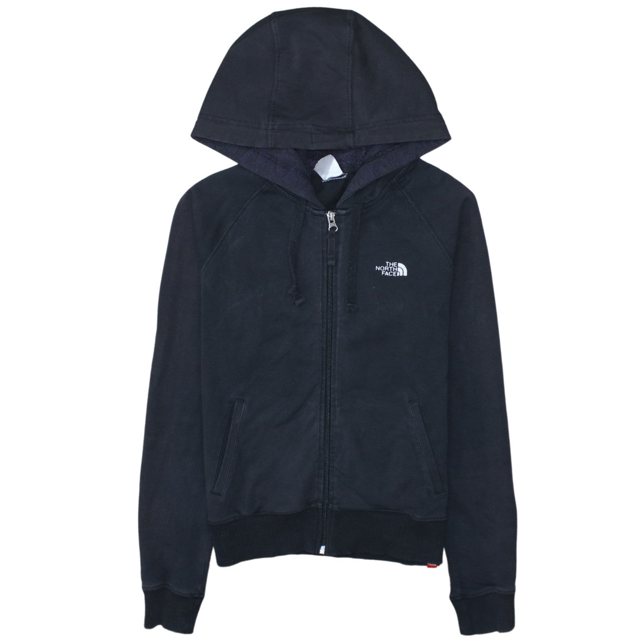 The North Face Womens Black Small Full Zip Hoodie Sweatshirt
