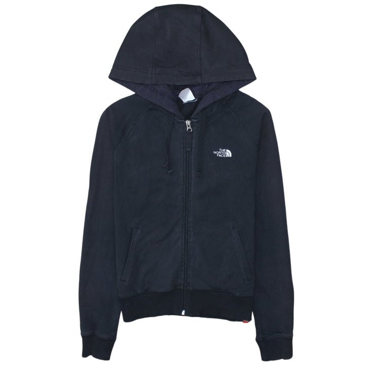 The North Face Womens Black Small Full Zip Hoodie Sweatshirt