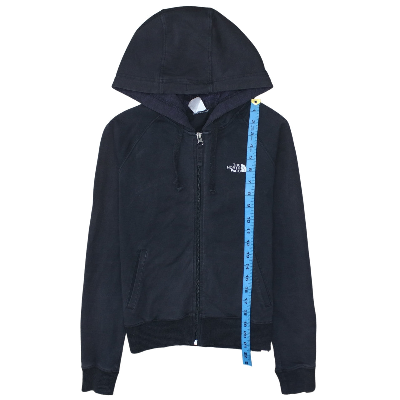 The North Face Womens Black Small Full Zip Hoodie Sweatshirt
