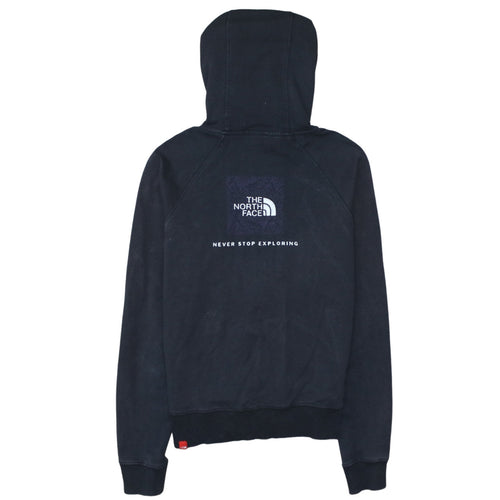The North Face Womens Black Small Full Zip Hoodie Sweatshirt