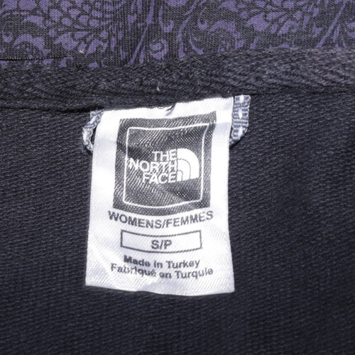 The North Face Womens Black Small Full Zip Hoodie Sweatshirt