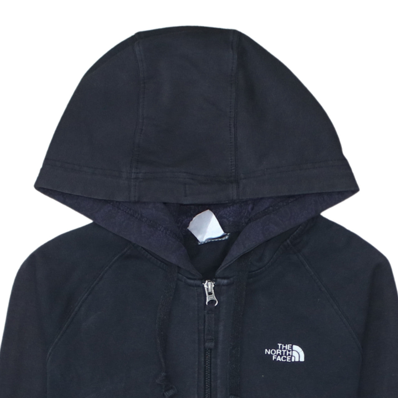 The North Face Womens Black Small Full Zip Hoodie Sweatshirt