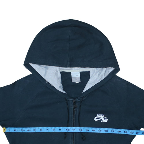 Nike Air Women's Navy Blue Full Zip Hoodie XL Cotton Blend