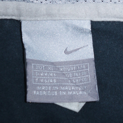 Nike Air Women's Navy Blue Full Zip Hoodie XL Cotton Blend