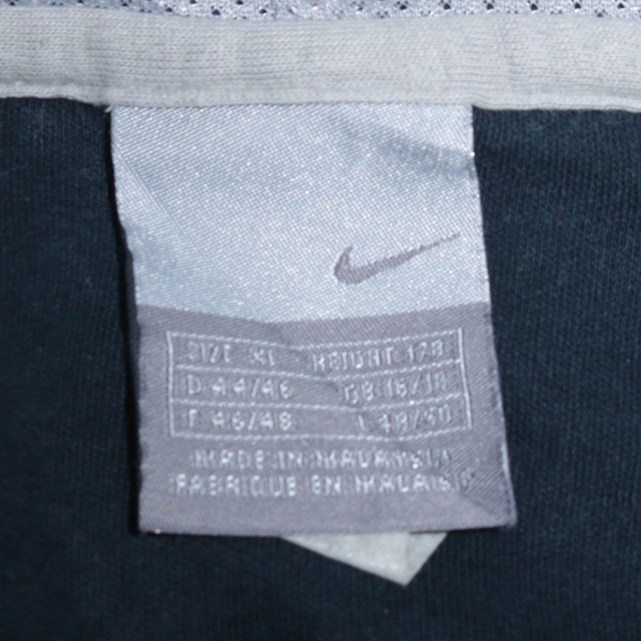 Nike Air Women's Navy Blue Full Zip Hoodie XL Cotton Blend