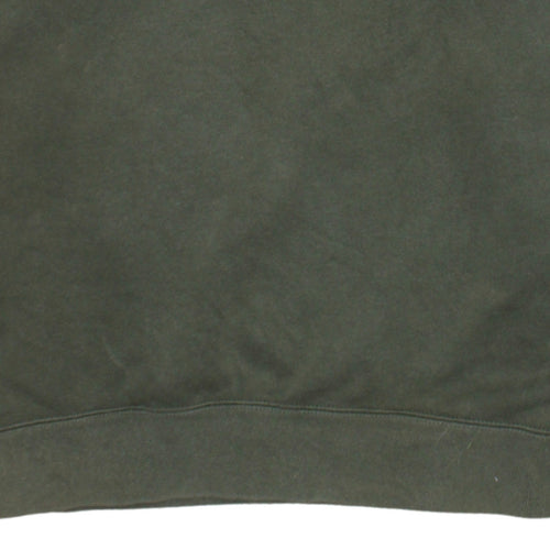 adidas Mens Green Crew Neck Pullover Sweatshirt Size S