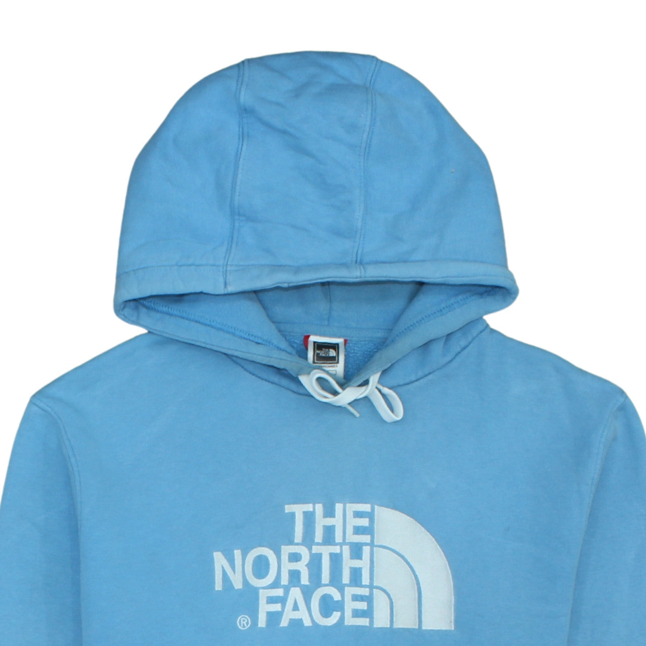 The North Face Men's Blue Pullover Hoodie Size L Cotton Fleece