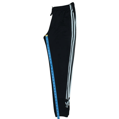 Adidas Womens Black Size 12 Track Pants with Side Stripes