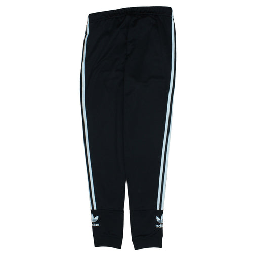 Adidas Womens Black Size 12 Track Pants with Side Stripes