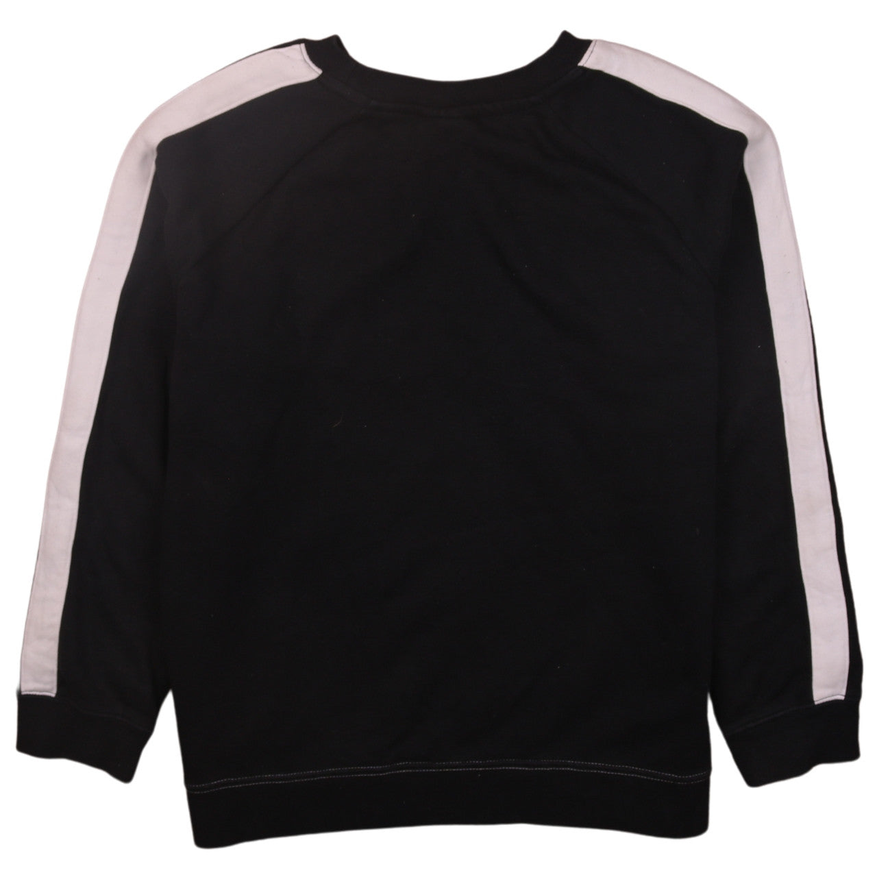 Nike Air Men's Black and White XL Crew Neck Logo Sweatshirt