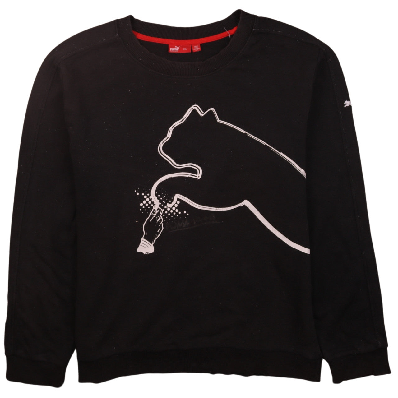 Puma Men's Black 2XL Graphic Pullover Sweatshirt