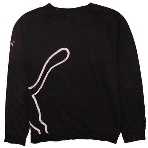 Puma Men's Black 2XL Graphic Pullover Sweatshirt