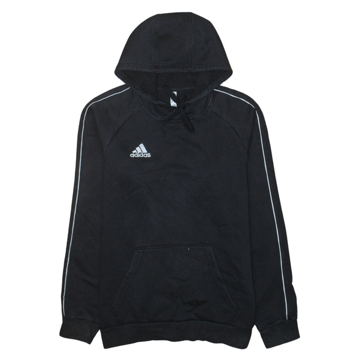 Adidas Men's Black Pullover Hoodie Size S Sports Fleece Sweatshirt