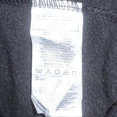 Adidas Men's Black Pullover Hoodie Size S Sports Fleece Sweatshirt
