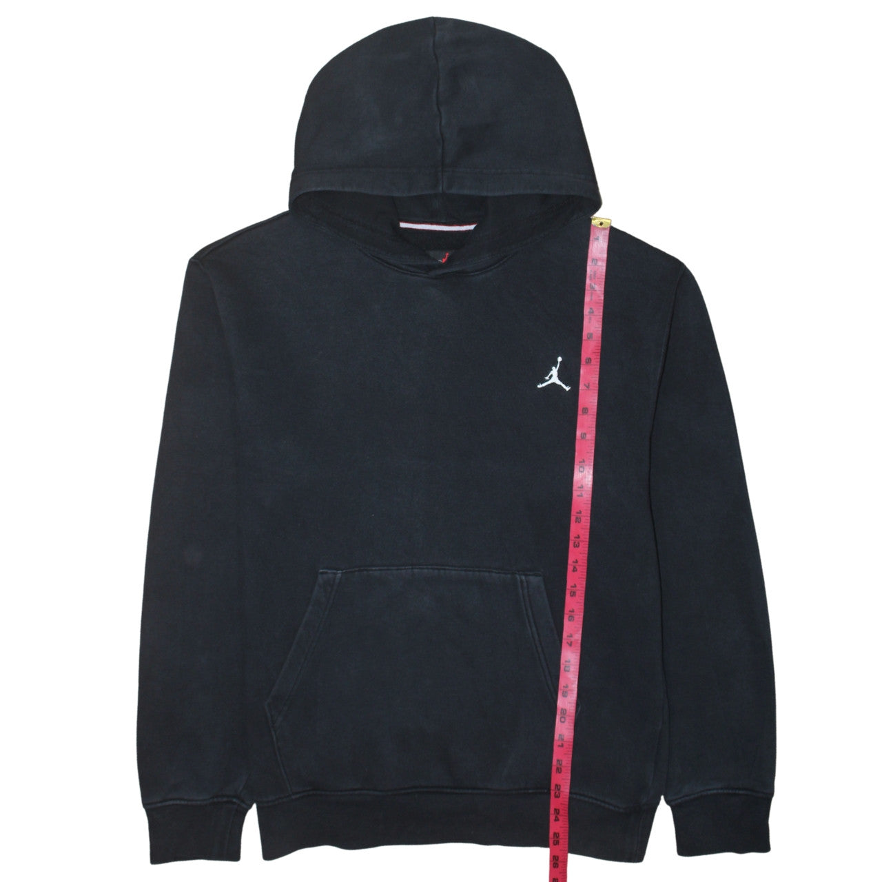 Jordan Men’s Black Pullover Hoodie Small Regular Fit Logo Fleece