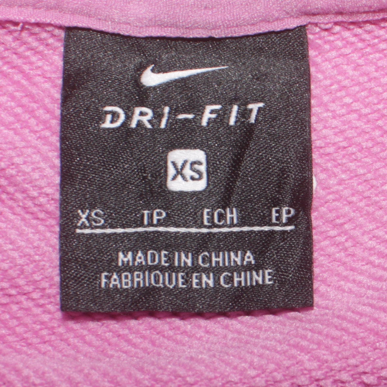 Nike Womens Pink Dri-Fit XS Pullover Sweatshirt
