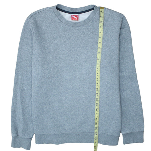 Puma Mens Grey Crew Neck Pullover Sweatshirt Size L