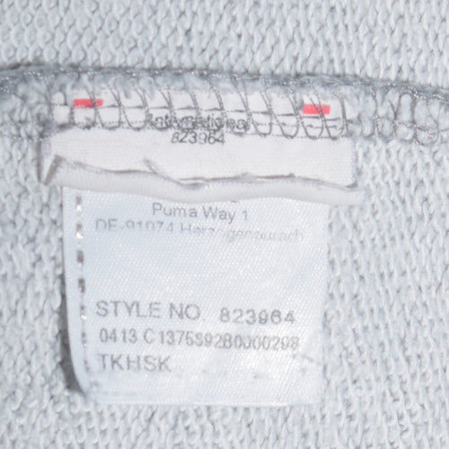 Puma Mens Grey Crew Neck Pullover Sweatshirt Size L
