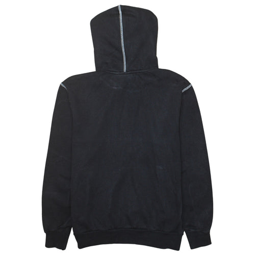 Puma Men's Black Pullover Hoodie S Logo Fleece Sportswear