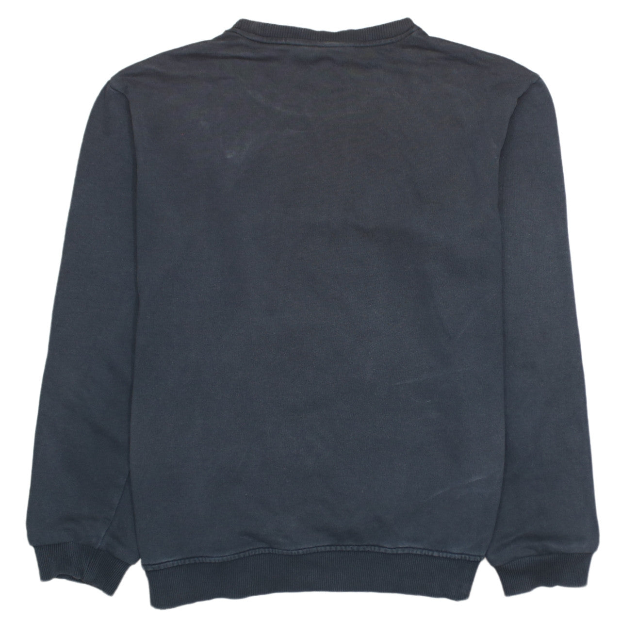 Adidas Mens Black Medium Pullover Sweatshirt with Logo Print