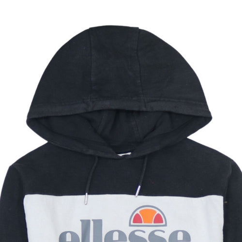 Ellesse Men’s Grey Pullover Hoodie XS Graphic Logo Fleece