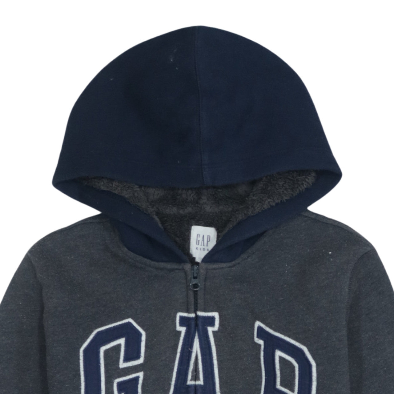 GAP Boys Grey Full Zip Fleece Lined Hoodie 13-14 Years