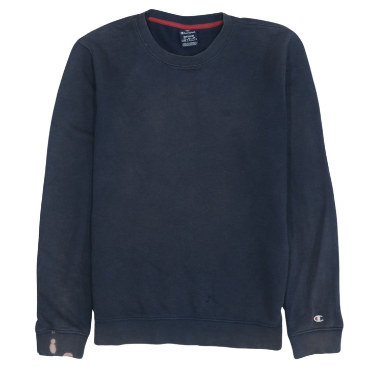 Champion Men's Blue Medium Crew Neck Pullover Sweatshirt