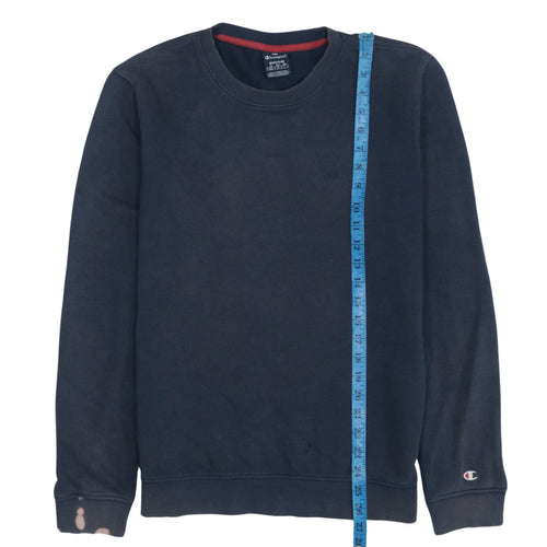 Champion Men's Blue Medium Crew Neck Pullover Sweatshirt