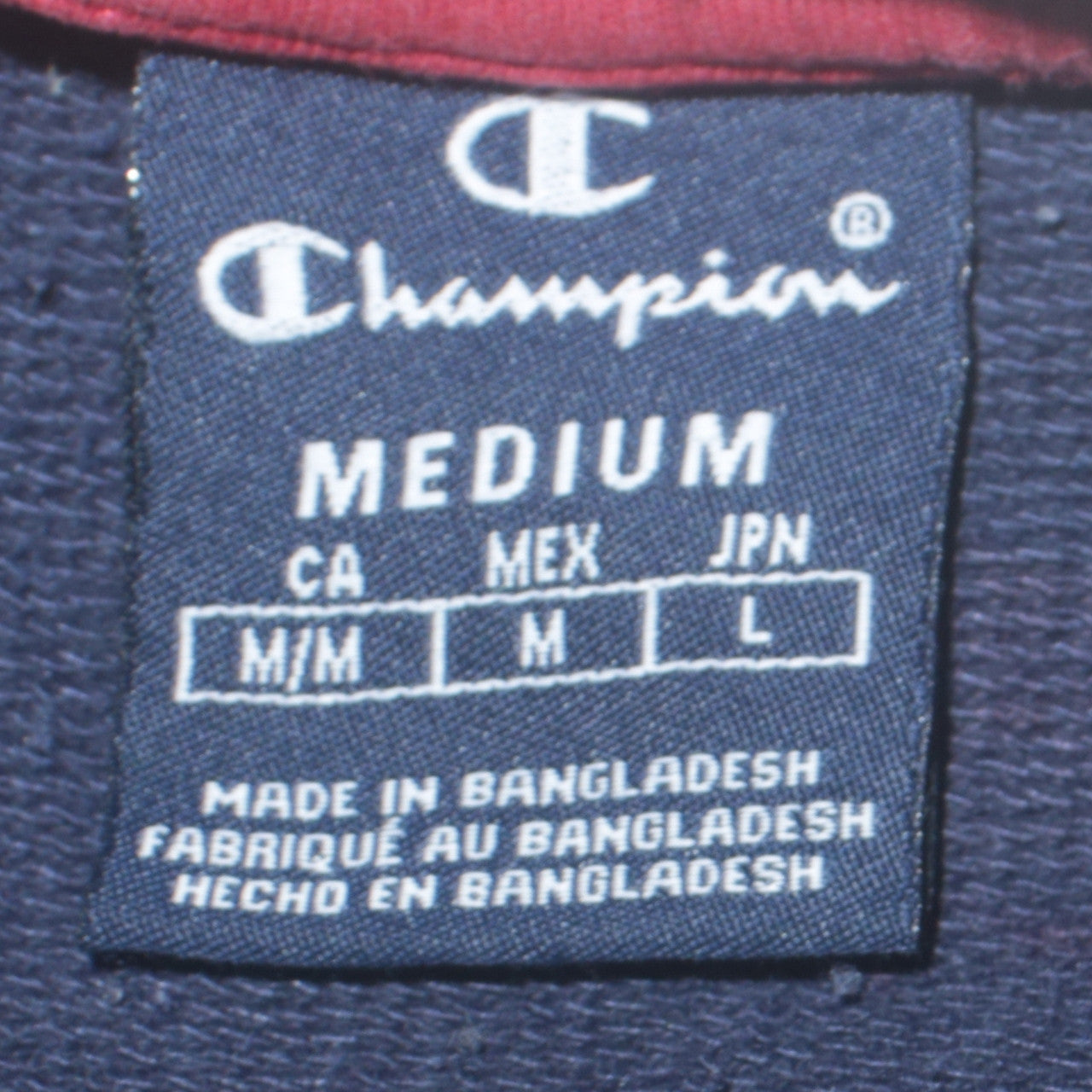 Champion Men's Blue Medium Crew Neck Pullover Sweatshirt