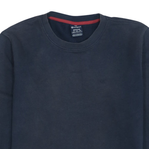 Champion Men's Blue Medium Crew Neck Pullover Sweatshirt