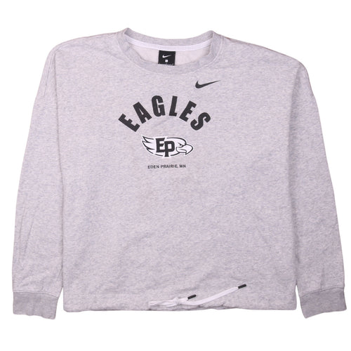 Nike Women's Grey Eagles Pullover Sweatshirt Size L