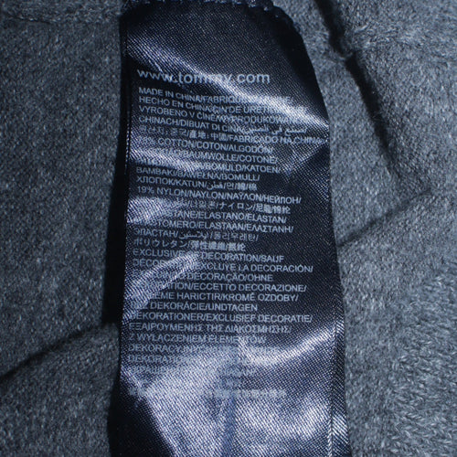 Tommy Hilfiger Men's Blue Crew Neck Cotton Knit Jumper Size S