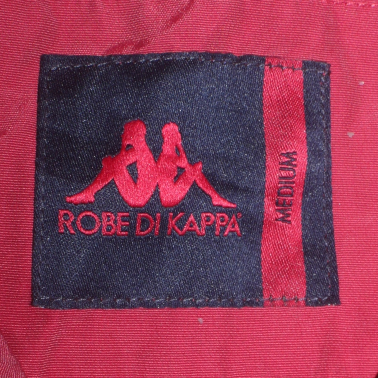 Robe Di Kappa Men's Red Bomber Jacket Medium Zip Up Sports Style