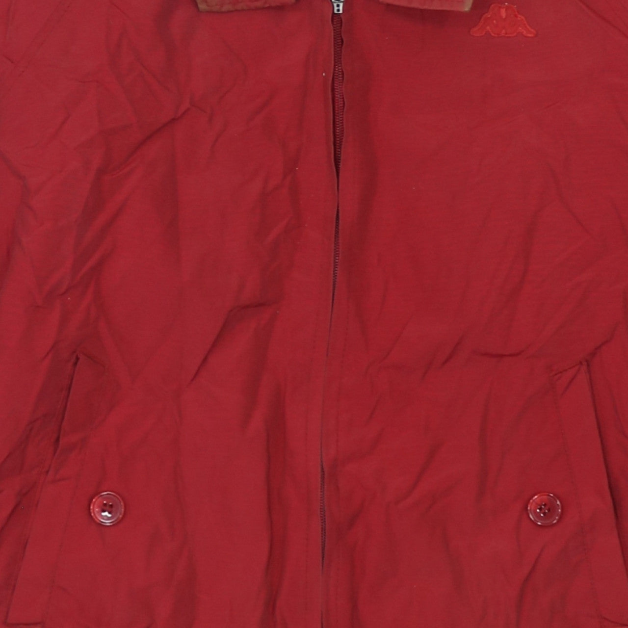 Robe Di Kappa Men's Red Bomber Jacket Medium Zip Up Sports Style